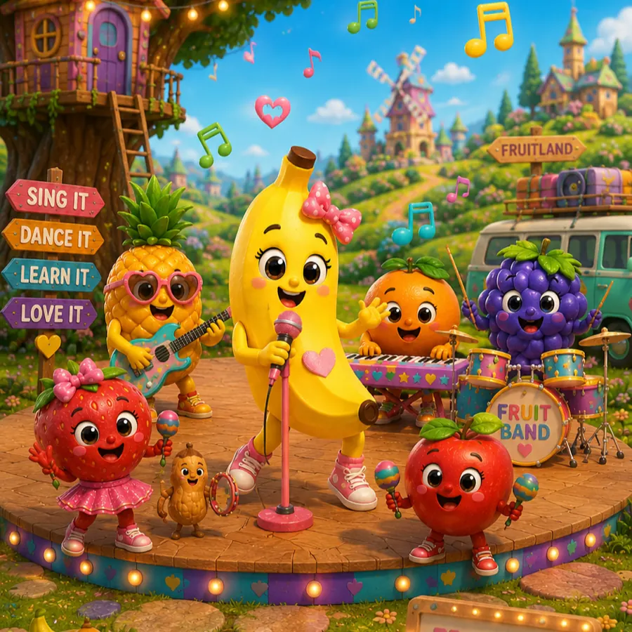 Hello, Fruit Friends! album artwork